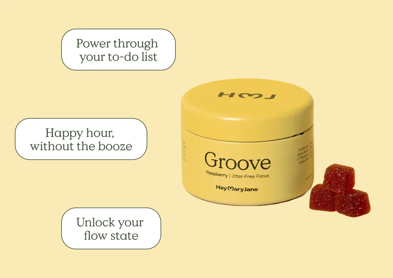 Groove Gummies | THCV Focus Gummies - Hey Mary Jane